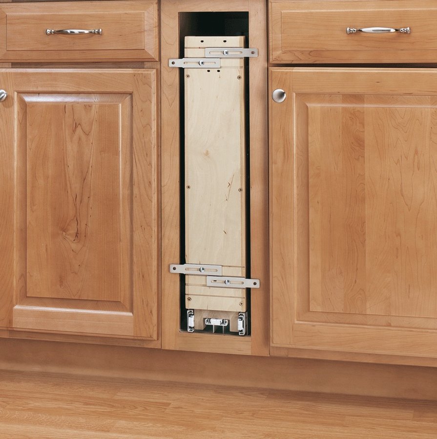 Rev-A-Shelf 5 Inch Width Wood Cabinet Pull-Out Hood Organizer with  Adjustable Shelves, Natural, Min. Cabinet Opening: 5-1/8 W x 11 D x  23-1/8 H 448-HP-523C