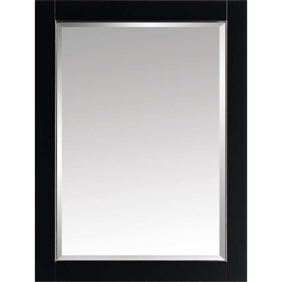 avanity-32-inch-x-24-inch-mason-mirror-black-with-brushed-silver-trim