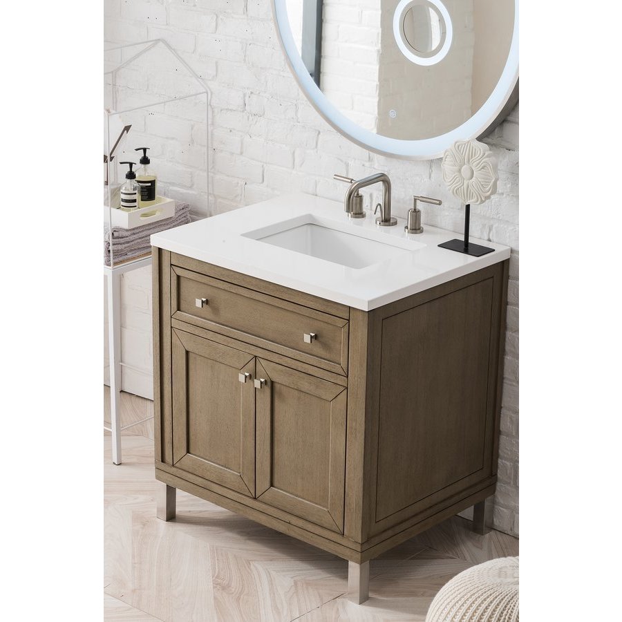 Legion Furniture 30 Single Sink Bathroom Vanity Blue With