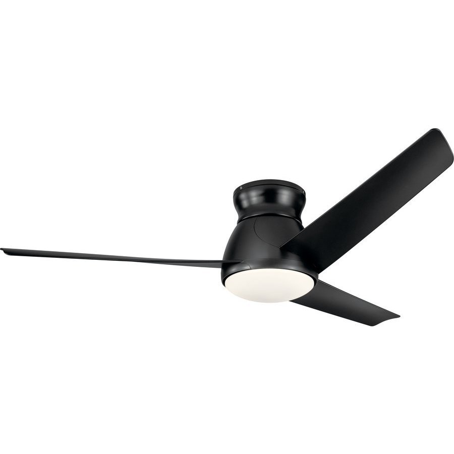 Kichler 60 Inch Eris 23w Ceiling Fan Satin Black And Satin Black