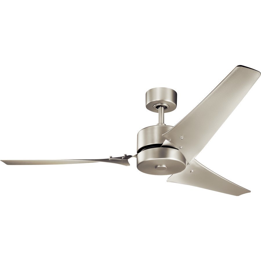 Kichler 60 Inch Motu Ceiling Fan Brushed Nickel And Nickel