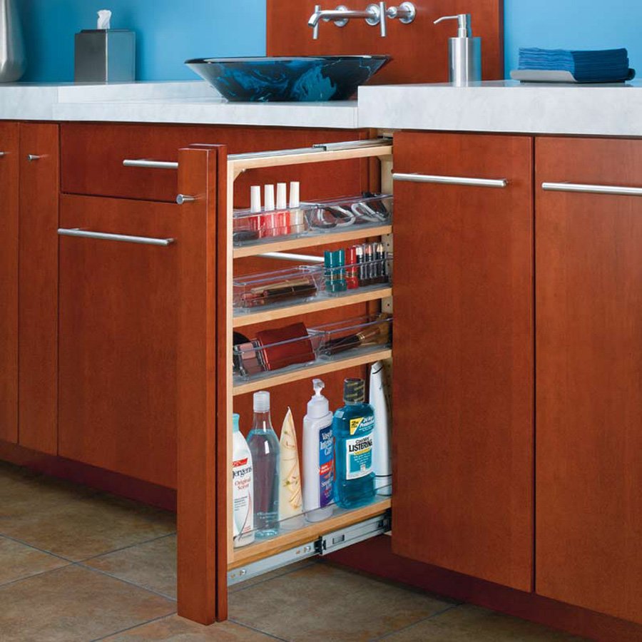  Base Cabinet Fillers Chrome Base Organizers : Home & Kitchen