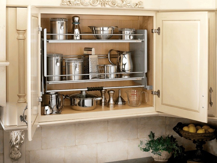 Rev-A-Shelf 14.75 Pull Out Kitchen Cabinet Organizer Soft-Close