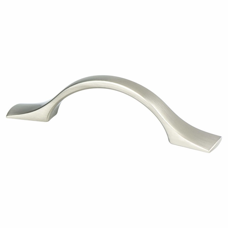 Berenson Echo 3 Inch Center To Center Brushed Nickel Cabinet Pull