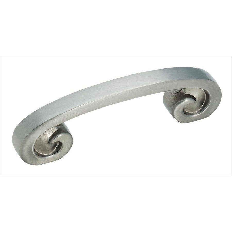 Amerock Swirl Z 3 Inch Center To Center Satin Nickel Cabinet Pull