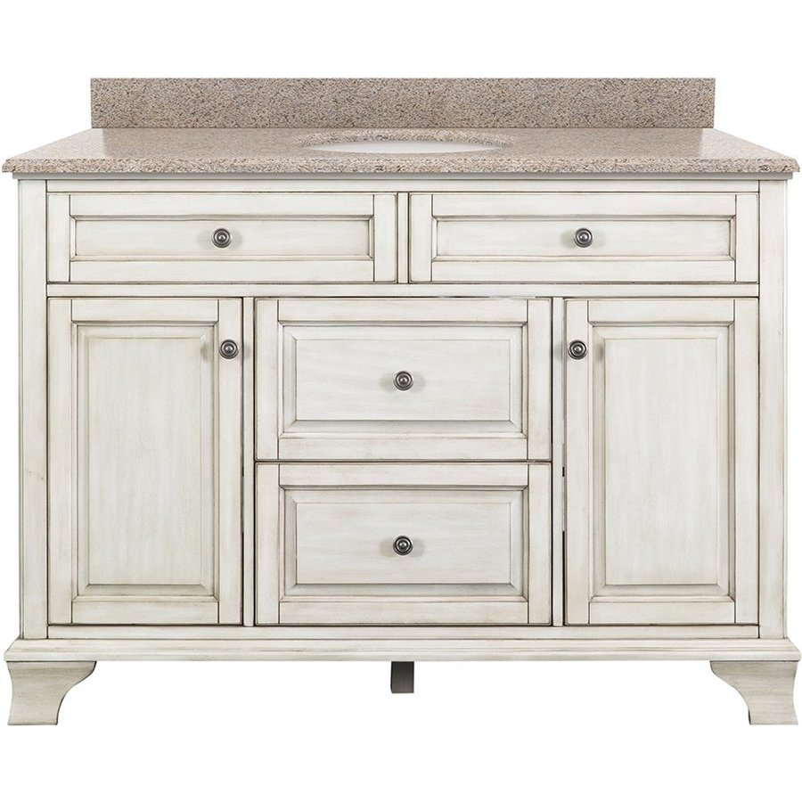 Foremost CNAWVT4922D-MB, 49 Inch Width Corsicana Single Sink Bathroom 