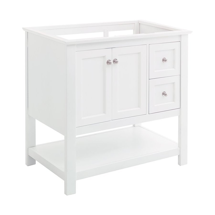 Fresca 36 Inch Manchester Single Sink Vanity Without Top White Fcb2336wh Keats Castle