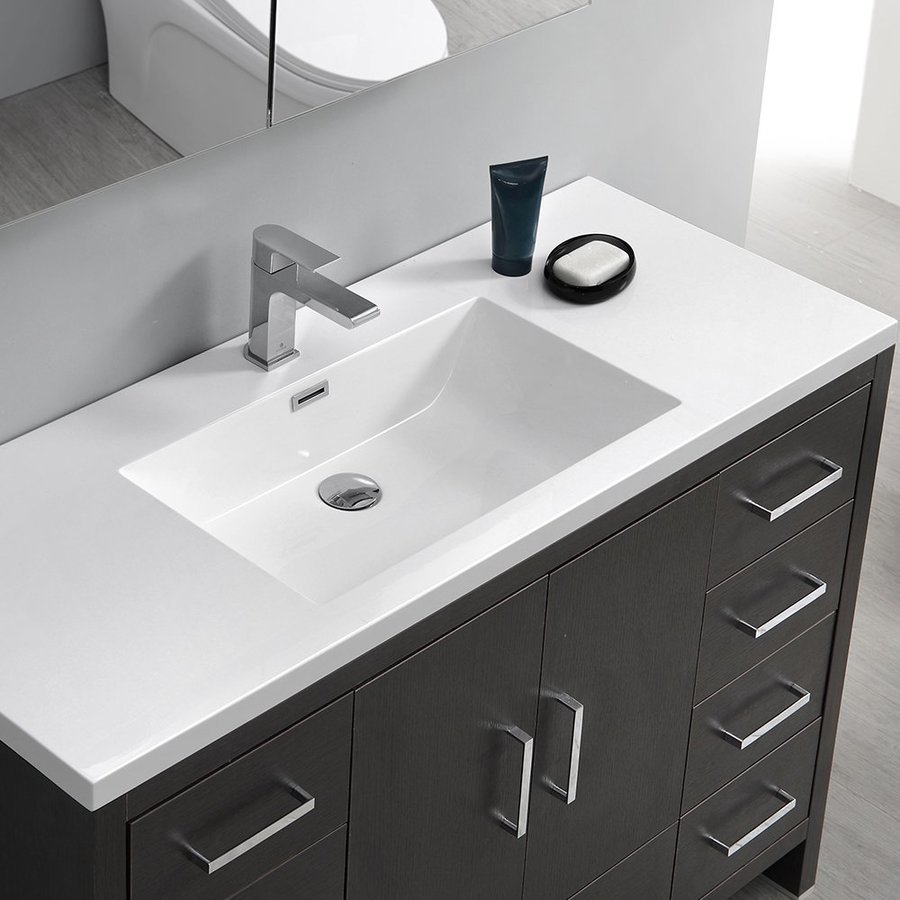 Fresca 48 Inch Imperia Free Standing Single Sink Bathroom Vanity with ...