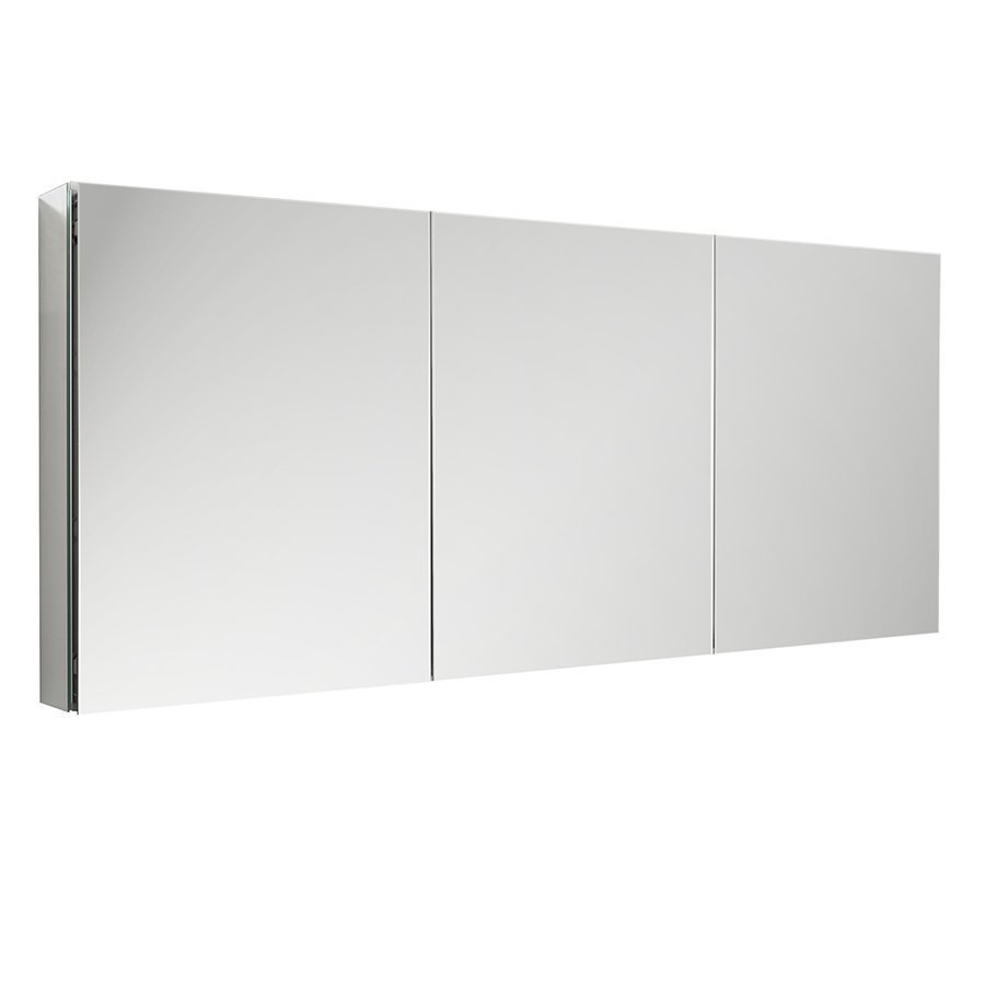 Fresca 60 Wide X 36 Tall Bathroom Medicine Cabinet W Mirrors