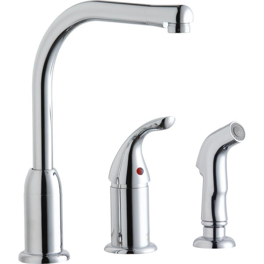 Elkay Everyday Traditional Kitchen Faucet With Side Spray Chrome