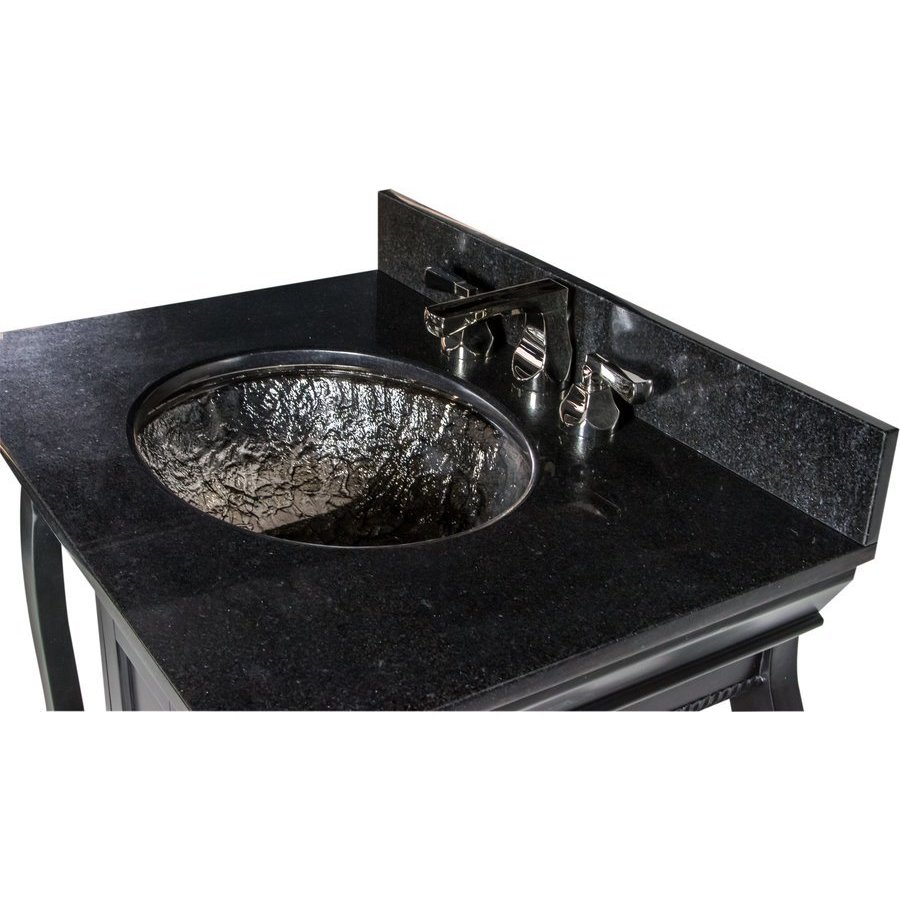 Jsg Oceana 30 Inch Vineta Single Sink Bathroom Vanity With Black Nickel Oceana Undermount Sink Black Vin Blk 007 022 Keats Castle