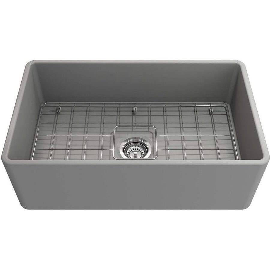 BOCCHI 30-inch Gun Metal Bottom Grid for 33-inch Single Bowl Sink
