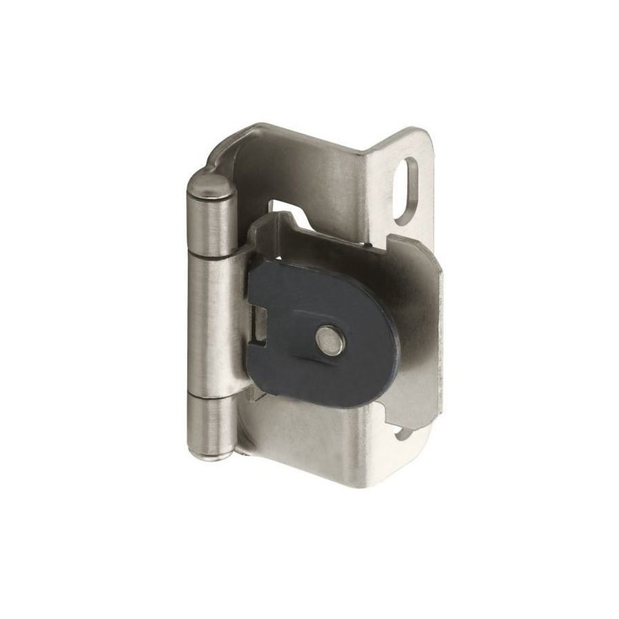 Amerock Single Demountable 1 2 Inch Overlay Hinge Satin Nickel