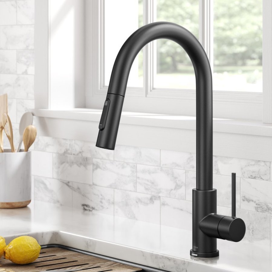 Kraus Ktf Mb Oletto Contemporary Single Handle Touch Kitchen Sink Faucet With Pull Down