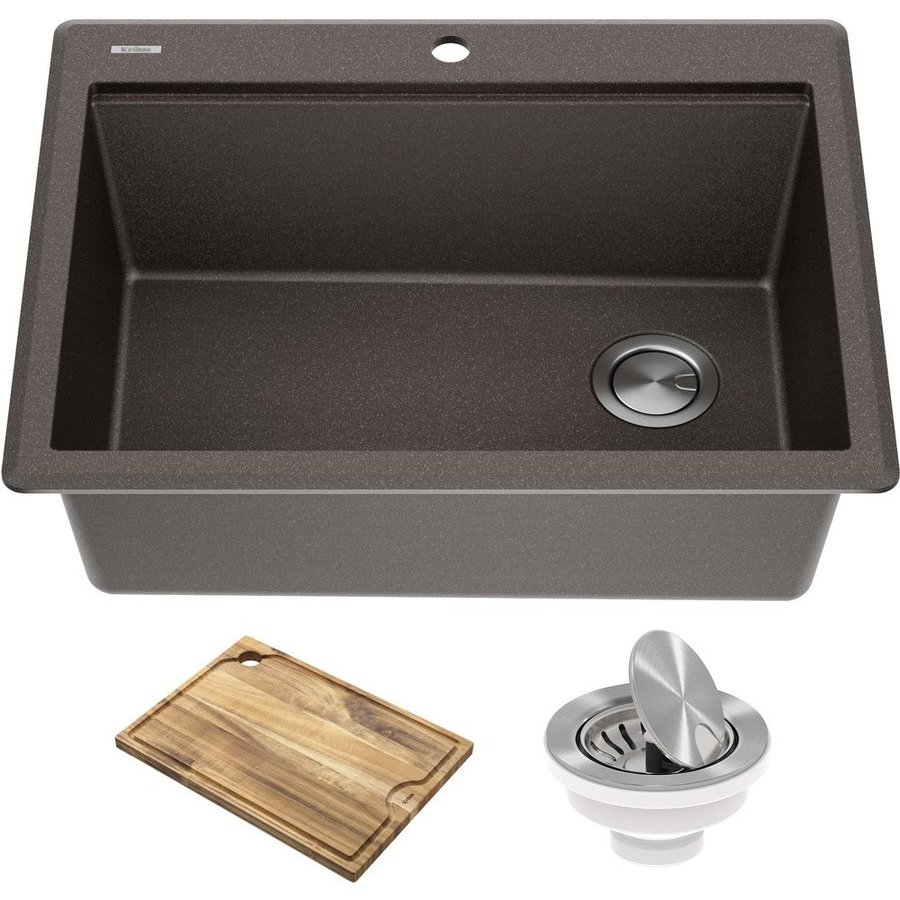 Double Bowl Drop-In Workstation Kitchen Sink With Accessories