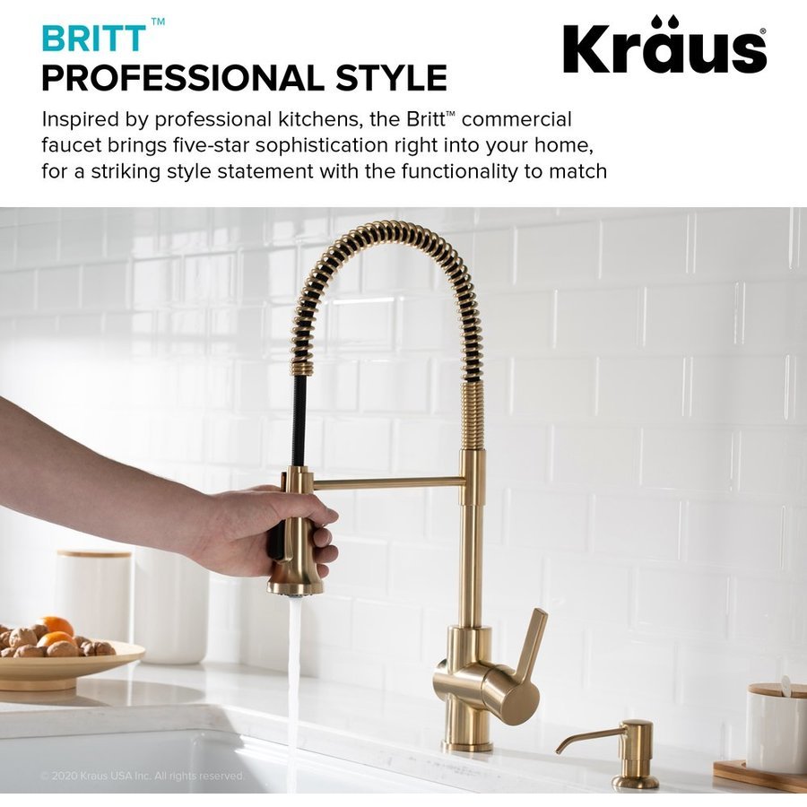 Kraus 20-5/8 Inch Tall Britt Commercial Style Kitchen ...