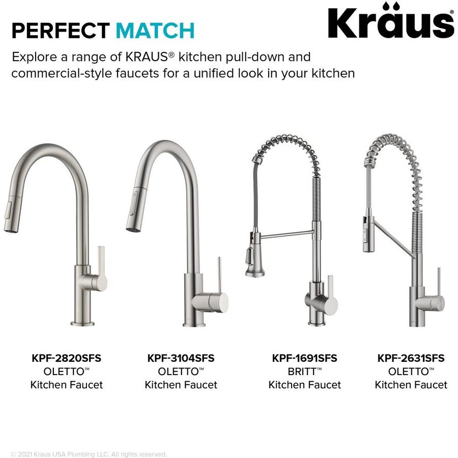 Kraus Spot Free Stainless Steel 17-oz Capacity Deck-mount Soap and