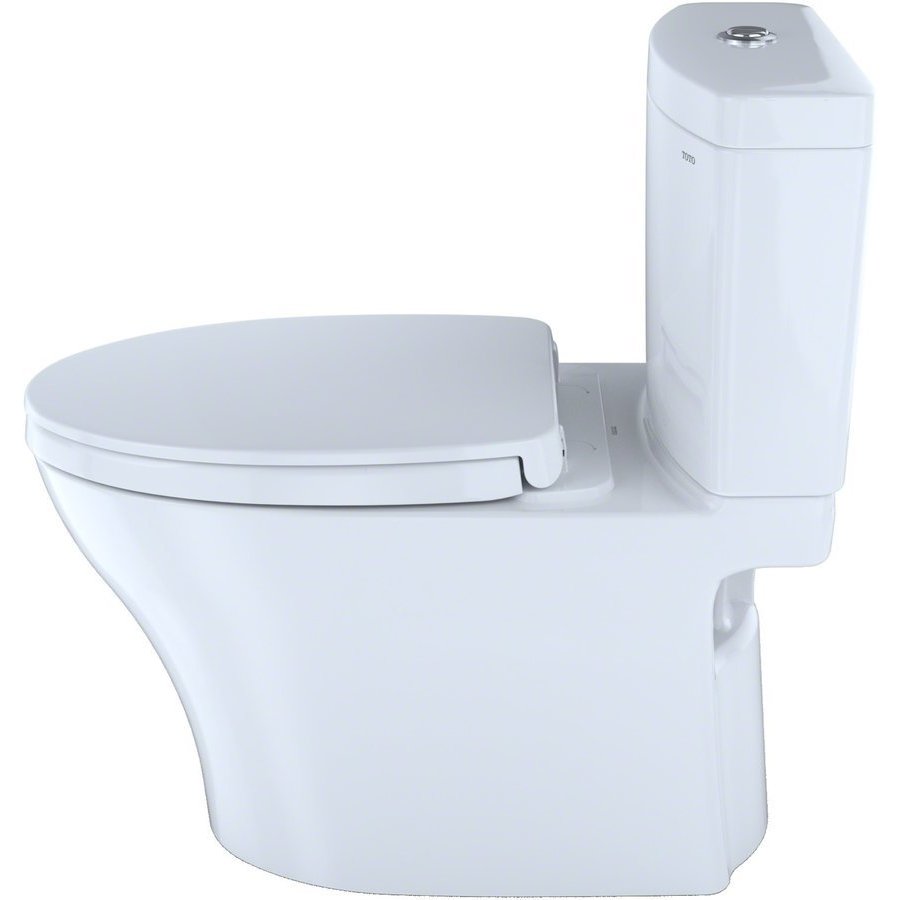 Toto Aquia Iv G Washlet Two Piece Elongated Dual Flush And Gpf Toilet Ebony