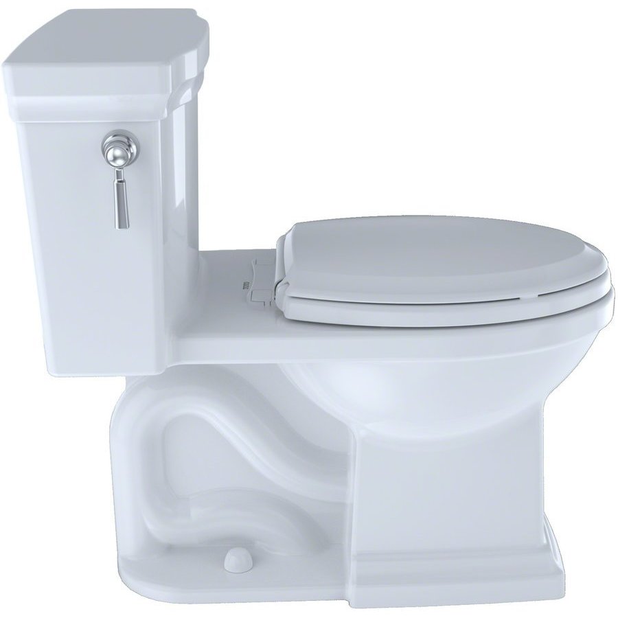 TOTO Promenade II One-Piece Elongated 1.28 GPF Universal Height Toilet ...