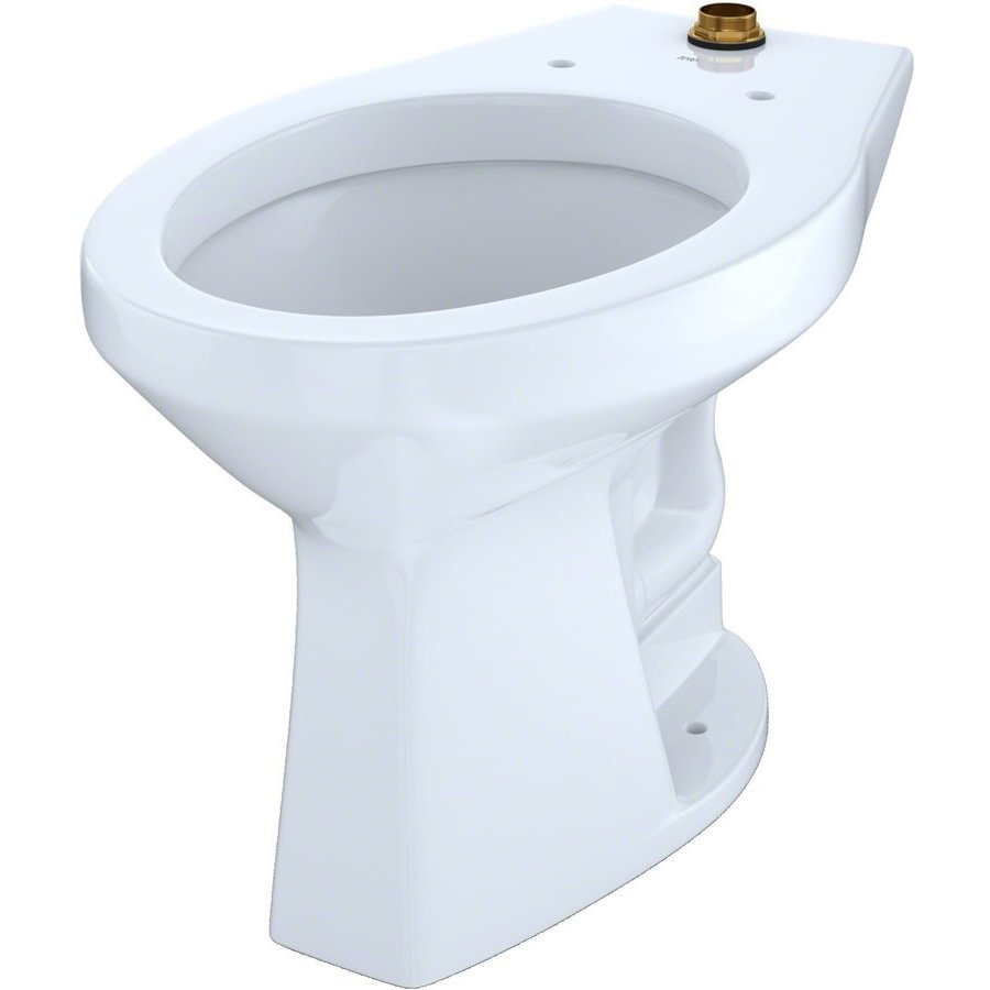 TOTO Elongated 1.0 GPF FloorMounted Flushometer ADA Compliant Toilet