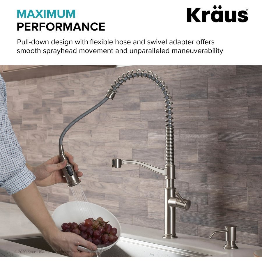 Kraus Kpf 1683orb Sellette Commercial Style Pull Down Kitchen Faucet Oil Rubbed Bronze Keats 6382