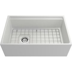 Bocchi 33 Inch Contempo Apron Front Step Rim Single Bowl Kitchen Sink ...