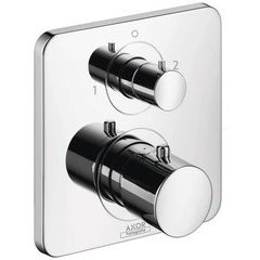 Citterio M Thermostatic Trim with Volume Control and Diverter, Chrome