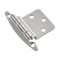 Amerock Single Demountable 1 2 Inch Overlay Hinge Satin Nickel