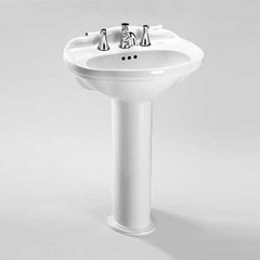 Toto 25 X 19 Pedestal Sink Slab Only Cotton White Lt754