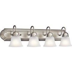 Kichler Winslow 3 Light Wall Mount Bath Light, Brushed Nickel 45886NI ...