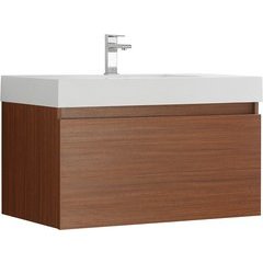 Fresca 60 Inch Mezzo Modern Double Sink Vanity with Integrated Sink ...