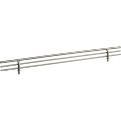 17 Inch Shoe Fence for Shelving, Satin Nickel