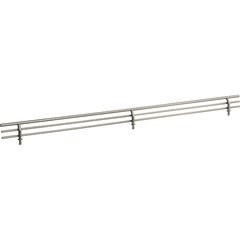 23 Inch Shoe Fence for Shelving, Satin Nickel