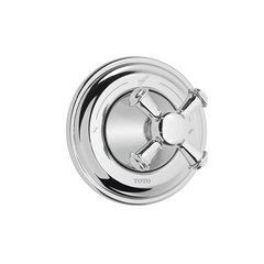 Vivian Cross Handle Two-Way Diverter Trim With Off, Polished Chrome