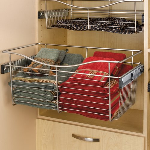 Rev-A-Shelf - CB-241418CR-1 - 24 Chrome Closet Pullout Basket