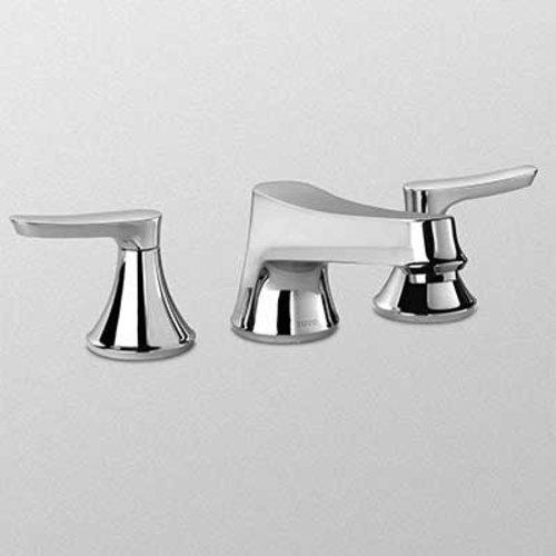 Toto Wyeth Two Handle Widespread Bathroom Faucet Brushed Nick