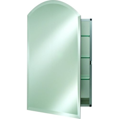 Afina 16 Arch Top Wall Mount Mirrored Medicine Cabinet Beveled